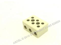 30amp Porcelain 3 way Connector for max 6 mm cable operating temperature 300C * 10 only at this price *
