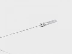 Infrared lamp - Short wave 1kw - 240v - 280mm Heating length - X-Strap ends - Clear tube