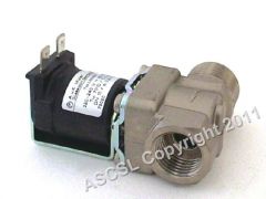 SS 230VAC 3/4" Outlet - Solenoid Valve - Animo WK10 Water Boiler 