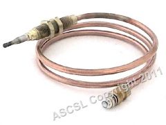 Rear Burner Thermocouple M8x1 600mm - Moorwood Vulcan Falcon Ovens Fits many Brands & Models...