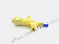 Safety gas valve - Front fixing M12x1 1/4mm Pressure range 50mbar