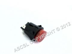 Red Neon 16amp 250v - Gaggia/Brasialia Coffee Machines - Lainox Ovens ( 25mm Fixing Hole )
