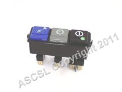 Main 3-Selector switch 28.5mmx77.5mm  - Luxia K1000QB Dishwasher (Black/Grey/Blue)