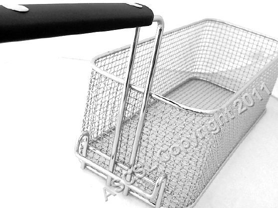 Chrome Plated Steel Basket 370x150x120mm - Angelo Po Commercial Fryers Fits Many Models.....
