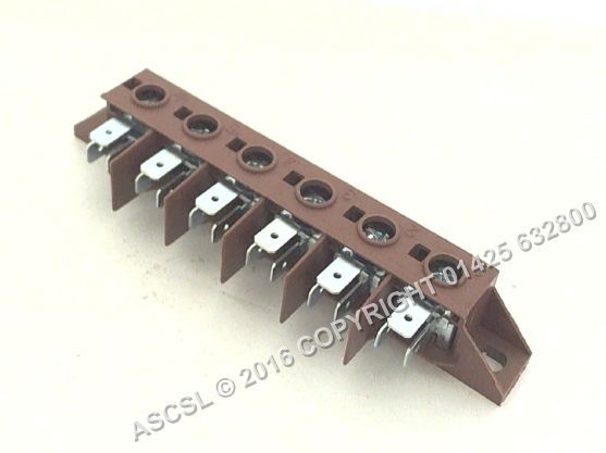 Universal Terminal Block - Classeq Hydro850 Dishwasher 6 pole FV122/B 40A 600V