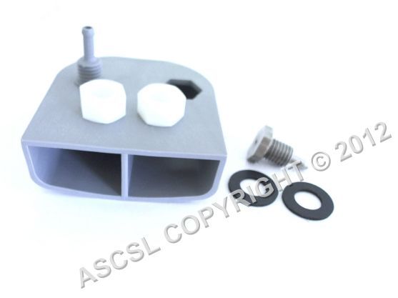 Air Chamber 80x30x80mm - Classeq DUO758 DUO750 E206 Dishwasher Air Pressure Vessel Kit
