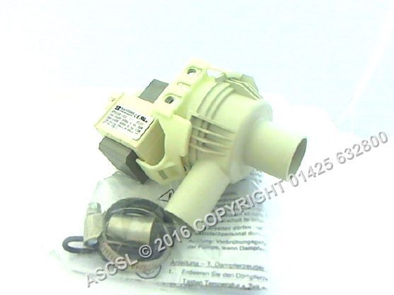 DPS25R-103 Drain Pump c/w Fixing Kit - Convotherm OEB10.20 Oven Also Fits: Comenda & Jemi Dishwashers