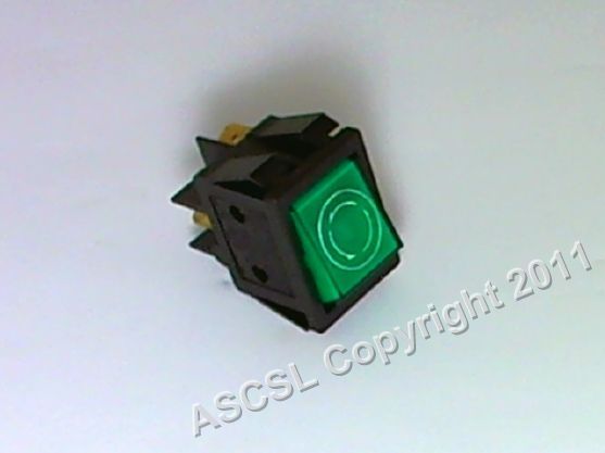 OBSOLETE Green 250v Switch- Comenda