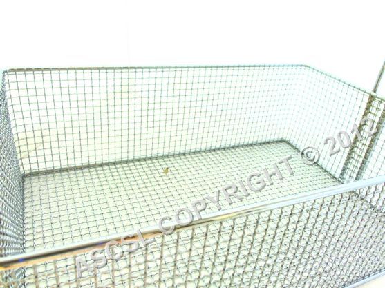 Komel & Elframo Fryer Basket - 240 x 365 x 120mm in chrome-plated iron