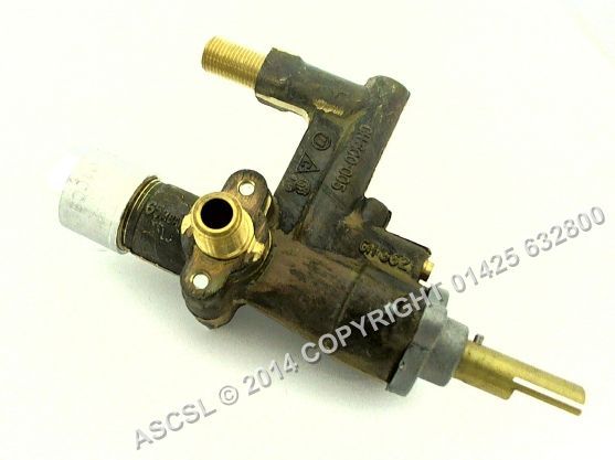 Top Burner Valve (Left offset) - Montague Grizzly - Oven -  GE26-3HT