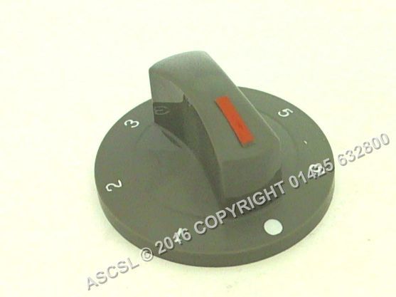 7 Position Grey Knob 71mm Dia - Fagor Commercial Oven ** Only one at this price **