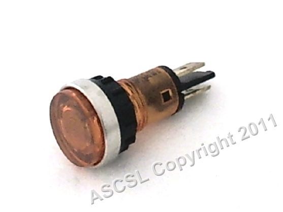 Amber Neon Light 230v 15mm Dia 120c - Fagor & MeikoCommercial Dishwasher Fits Many Models..Listed Below Under Info