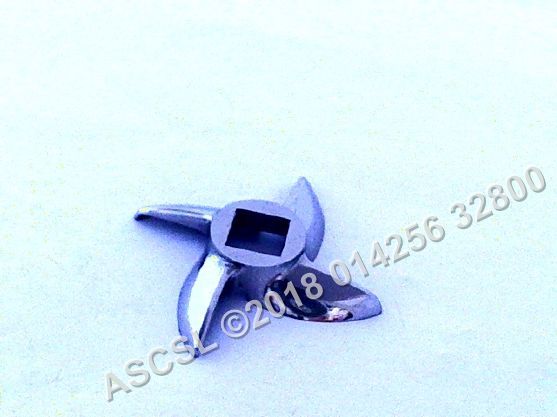 4 Sided Blade 55mm Ext Dia 10mm Hole - Santos & Sirman TC8 VEGAS Meat Mincer Fits Many Models... Some Listed Below