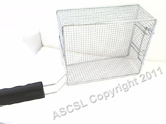 Fryer Basket 250x200x100 Chrome-Plated Steel - Desco
