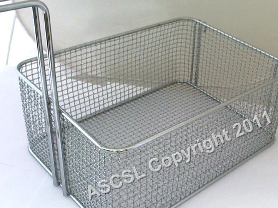 Basket - 290mm x 215mm x 120mm - Elframo Gigga & Komel (Chrome plated steel)