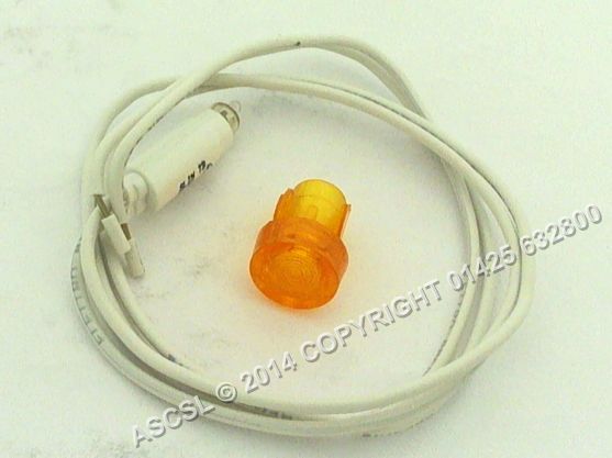 Orange Indicator Light - ChefKing 1500 Dishwasher Fits Many Other Models...