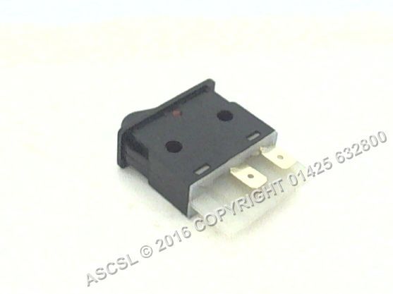 On/Off Switch Green Lamp - Simag - SD23 Ice Maker 2 pole 16amp 250v 34.2mm x 12.6mm - Fits many Brands & Models..