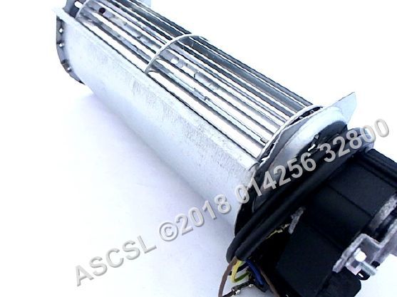 Tangential Blower Motor 180 mm Left with Cable - Mondial Framec & Whirlpool Fridge 230v 60mm Dia Temp Rating - -30+60c TFL180/20-14CIC