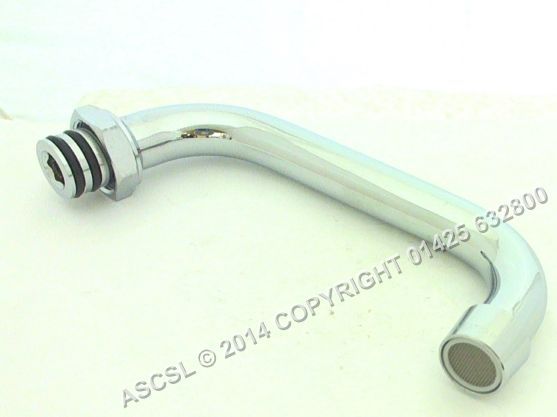 6" 150mm Bowl Filler Spout - Aquajet Pre Rinse Unit