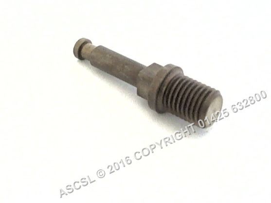 Pin / Turning screw shaft - OMAS TS12E Meat Mincer Axis 11mm Dia x 16mmx18mm Thread x 21mm Dia Flange