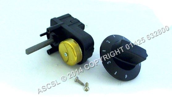 Timer c w Screws Knob Burco 6 Slot Toaster BCTSSL16CHR