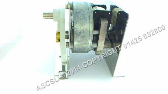 Tilting Cam Motor Assy 230v 50Hz - ITV & Quasar Q90CAIRE Ice Machine c/w 2 microswitches - Fits Many Other Models... As Below