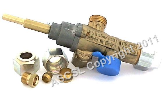 Hob gas tap - Rosinox 121GFNDRF Oven flame failure device - solid top
