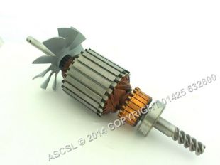 Motor Rotor / Armature 220v Length 180mm - Kitchen Aid 5KPM50 5K45SS Mixer Fits Many Other Models...Some Listed Under Information
