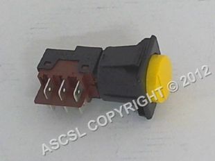 3-Pin On/Off Switch - Nelson SC35A Glasswasher BLACK/YELLOW TYPE