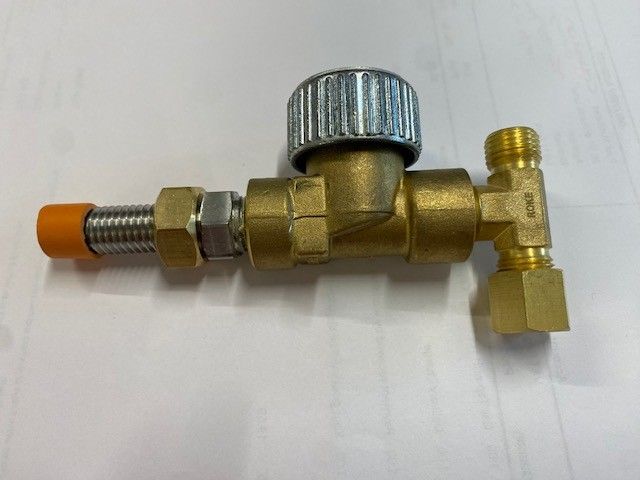 Gas Tap with Tee Fitting - Cinders - Classic TG160 Barbecue