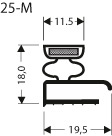 25-M Flat Seal